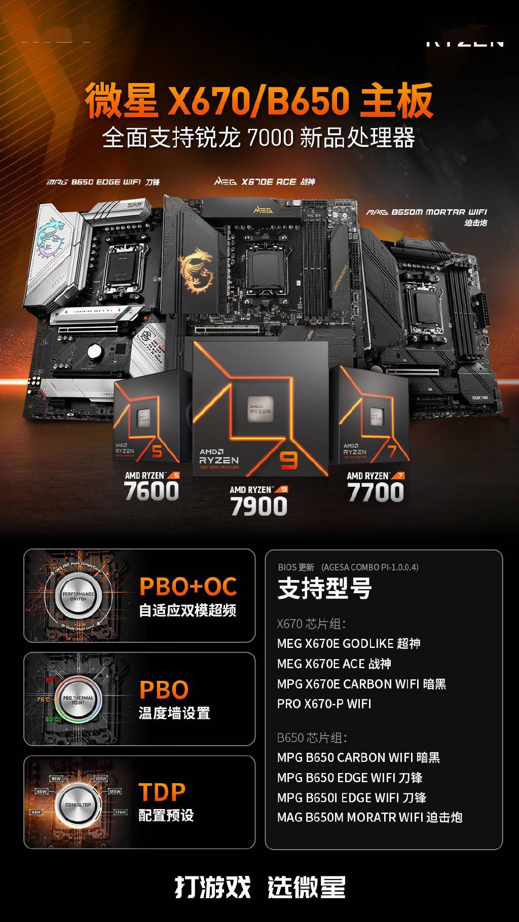 战地1手动版下载苹果:微星 X670/B650 新 BIOS 开放下载，全面支持 AMD 锐龙 7000