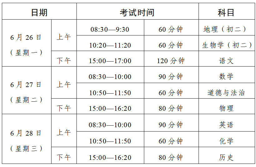 粤教祥云苹果版
:速看！2023年广东中考安排出炉