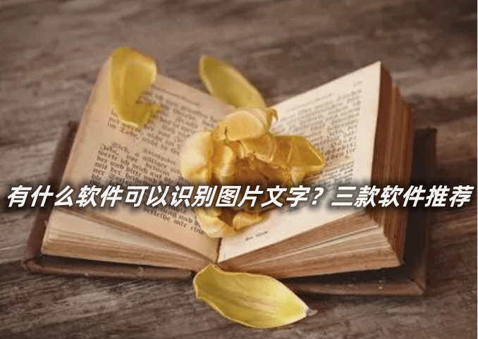 文字软件推荐苹果版
:有什么软件可以识别图片文字？三款软件推荐